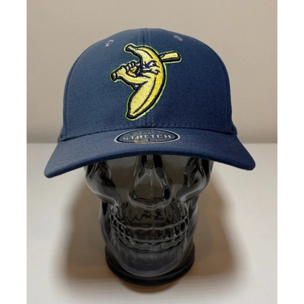 Savannah Bananas Zephyr Flex Fit Hat | Blue Fade | NWT | XL